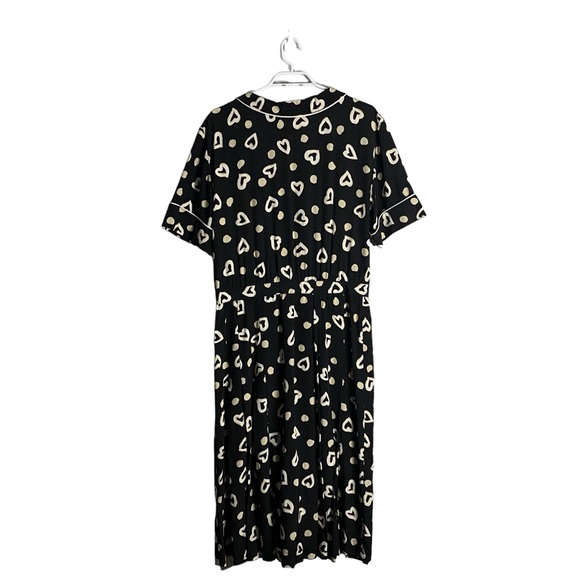 Elegance Paris Vintage Women's Polka Dot/Hearts Print Dress - Picture 8 of 8